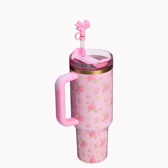 Stanley 1913 X Love Shack Fancy Quencher H2.0 Flowstate Tumbler Ibiza Sunset - Picture 2 of 5